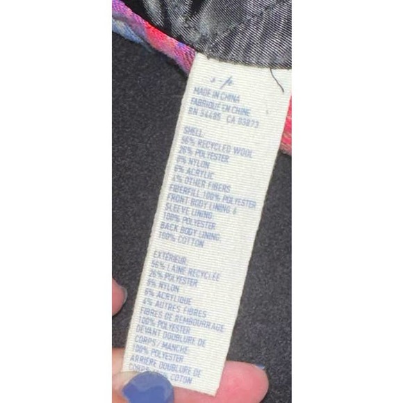 American Eagle Outfitters Charcoal Gray Wool Blend Pea‎ Coat Women's Size S - Picture 5 of 5